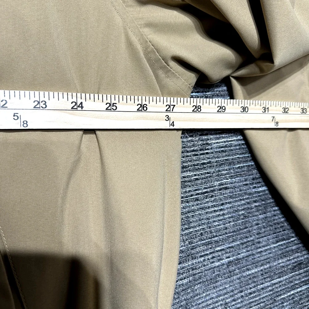 Polo by Ralph Lauren Jacket Men's 2XL Khaki Camel Brown Zip Lined Loop Collar